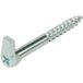 Häfele Crochet à visser cruciforme PZ acier zingué, Ø 5,8 mm - longueur 65 mm