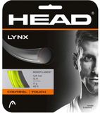 Head Lynx 12 M Enkele Tennissnaar Geel 1.25 mm
