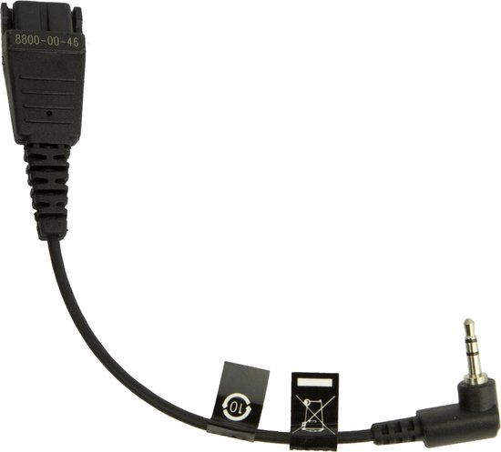 Jabra GN1210 Kabeladapter - Zwart