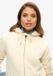 Superdry Dames Hoodie met Rits en Borgvoering - Turtledove Cream - UK8/EU36