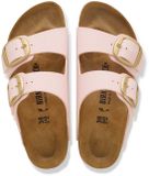 Birkenstock Arizona Big Buckle Birkibuc Slippers - Vrouwen - Roze - Maat 41