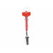 Home 9556901 Set van 6 x Lepels met rood handvat en traan