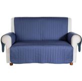 Caleffi Bicolor 78203 bankovertrek, katoen, blauw, 1-zits