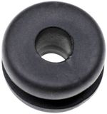 TRU COMPONENTS TC-10820704 Kabeldoorvoering Klem-Ø (max.) 4 mm Plaatdikte (max.) 1 mm PVC Zwart 1000 stuk(s)