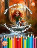 WORKBOOK C: Ella's Exciting Emotions (Read, Color And Discover: Easy English)