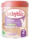 Babybio Optima 2 avec lait de ferme biologique français de 6 à 12 mois 800 g