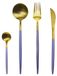 Set de couverts en 4 pièces en acier inoxydable, durable et élégant