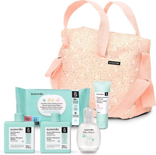 Suavinex Bolso Cosmética Bebé #coral Set 6 Pcs