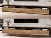 Mobistoxx Appenzeller Meuble tv-hifi BABEL II 3 portes 3 niches