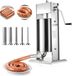 Vevor Remplisseuse de saucisses manuelle 15 L