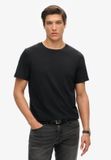 Superdry Slub T-shirt Met Korte Mouwen Zwart S Man