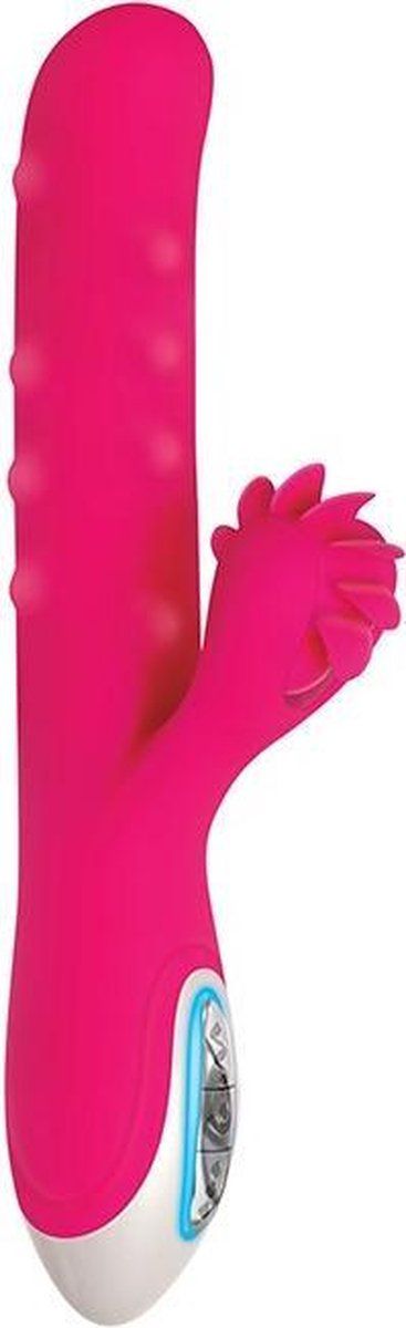 Evolved Duo vibrator met liksimulatie - paars