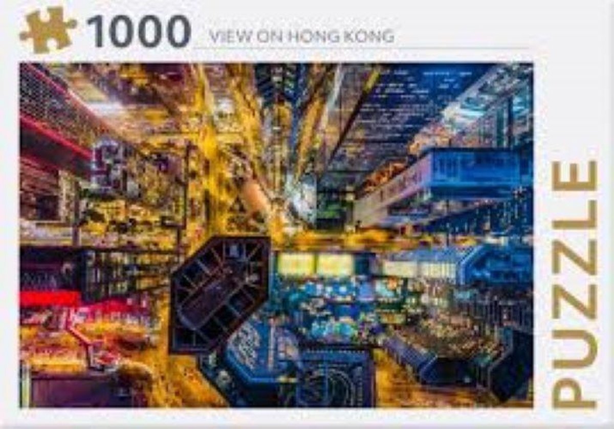 Rebo Puzzel - View on Hong Kong - - 1000 stukjes