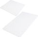 Urban Living Douche/badkamer anti-slip matten set - 2x stuks - rubber - wit