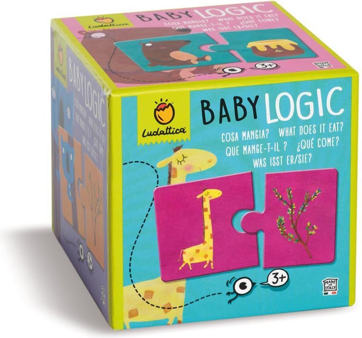 Ludattica Legpuzzel Baby Logic What Does It Eat Karton