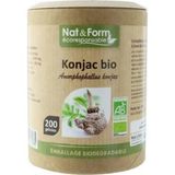 Nat&Form Eco Konjac Bio 200 Gélules