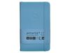 Antartik Notitieboek met elastiek, hardcover, A6 vellen, geruit, lichtblauw, 100 vellen, 80 g, FSC.