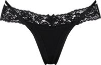 Hunkemöller Dames Lingerie String Elliena - Zwart - maat M