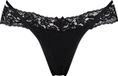 Hunkemöller Dames Lingerie String Elliena - Zwart - maat M