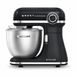 Swiss Haus® KM2307 Robot pâtissier 1500W – 7.0L Robot pâtissier - Bol mélangeur inox avec poignée – 12 vitesses – Mélangeur de cuisine multifonctionnel avec accessoires - Noir