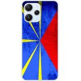 Xiaomi Siliconen hoesje compatibel met Xiaomi Redmi 12 4G, Xiaomi Redmi 12 5G Reunion flag