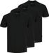 JACK&JONES JJEBASIC POLO SS SMU 3PK - Herren - Poloshirts - Schwarz - Größe S - Slim Fit - Baumwolle