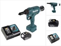 Makita DRV 250 RT1 riveteuse à batterie 18 V 20 kN sans balai + 1x batterie 5,0 Ah + chargeur