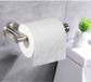 Unyqoos Porte-rouleau de papier toilette Acier inoxydable Montage mural 2 pièces