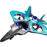 SZSMART Avion télécommandé V17 Drone en mousse Autonomie : 15 min Bleu