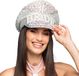 Boland Pet 'Bride' sparkle - 58 cm - Volwassenen - Vrouwen - Zilver