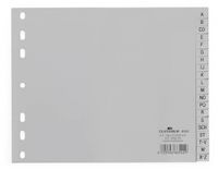 Durable 6500 Alfabetische tabbladindex Polypropyleen (PP) Grijs A5