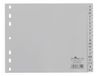 Durable 6500 Alfabetische tabbladindex Polypropyleen (PP) Grijs A5