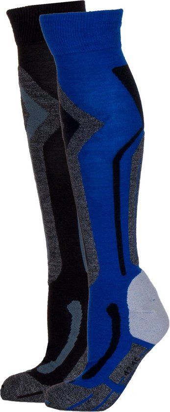 FALCON Coolly Skisokken Heren Wol Blauw 43-46