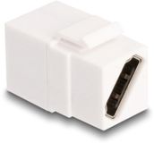 Delock HDMI (diagonaal) Keystone module | HDMI2.1 (8K 60Hz + HDR) | wit