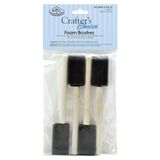 Royal & Langnickel Crafter's Choice schuimpenselen, 2,5 cm, 4 stuks, RFOMW-4 stuks