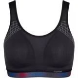 Triumph TriAction Cardio Cloud N01 Ex Sportbeha, wit, H dames, zwart.
