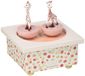 TROUSSELIER - Spel met tanbare giraffen, bloemen magnetisch