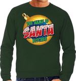 Bellatio Decorations Shoppartners Bv Foute Kersttrui / sweater - The name is Santa bitches - groen voor heren - kerstkleding / kerst outfit XL
