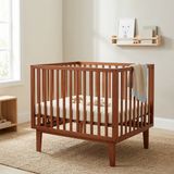 Born Lucky Cubo Baby Box / Babybox / Kinderbox – 100x80 cm – Verstelbare Bodem – Walnoot