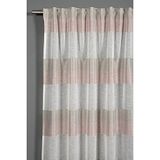 GARDINIA Gordijn met verborgen lussen en gordijnband, Etamine, lichtdoorlatend en ondoorzichtig, oud-roze, 140 x 175 cm