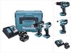 Makita Combiset boor en schroevendraaier 18 V - Incl. 2 accu's, oplader en koffer