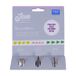 PME Jem Nozzles Set - Flowers Collection, 3 Pieces, Stainless Steel