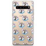 ERT GROUP Telefoonhoes voor Samsung S10 5G origineel en officieel gelicentieerd Disney patroon Minnie and Mickey 030 optimaal aangepast aan de vorm van de mobiele telefoon, gedeeltelijk transparant