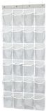 Simple Houseware 24 zakken grote duidelijke zakken over de deur opknoping schoen organizer, grijs (56 x 22,5)