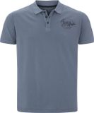 Jan Vanderstorm heren Poloshirt - 7XL - Blauw - Katoen