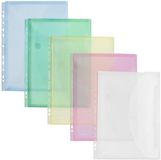 Foldersys geperforeerde showtas A4 | geassorteerde kleuren | pak van 10 stuks
