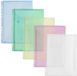 Foldersys geperforeerde showtas A4 | geassorteerde kleuren | pak van 10 stuks