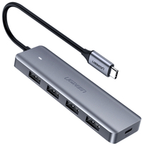 Ugreen 70336 USB-C Hub - 4x USB 3.2 Gen 1 - 5 Gbit/s - Silver