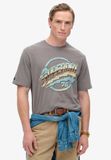 Superdry 70s Rockband T-shirt met grafische print Heren