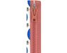 Opti Rits P60 D profielrits 6 mm deelbaar Roze Kunststof